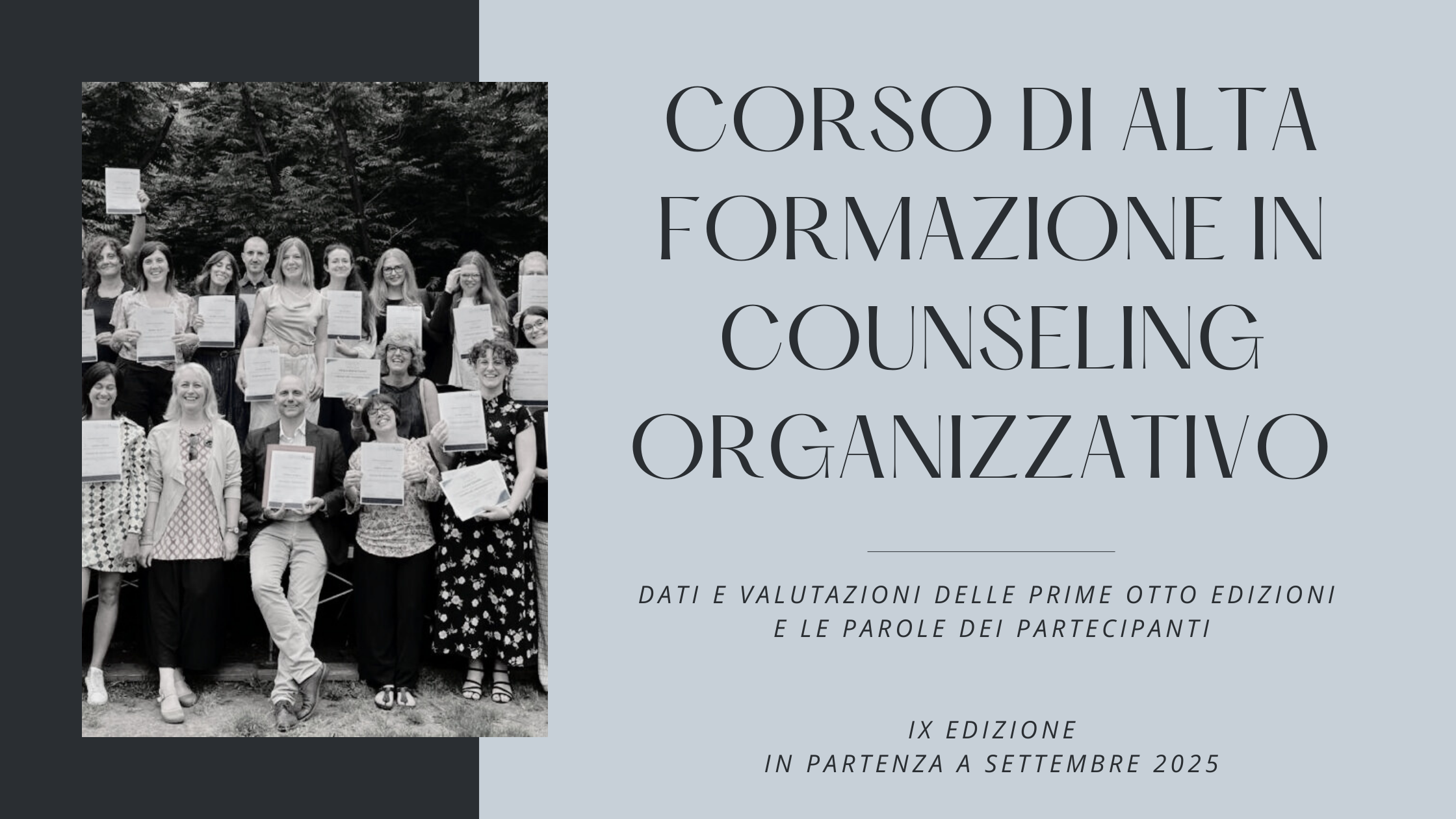 Corso di Alta Formazione Counseling Organizzativo Brescia 9 edizione 2025 2026